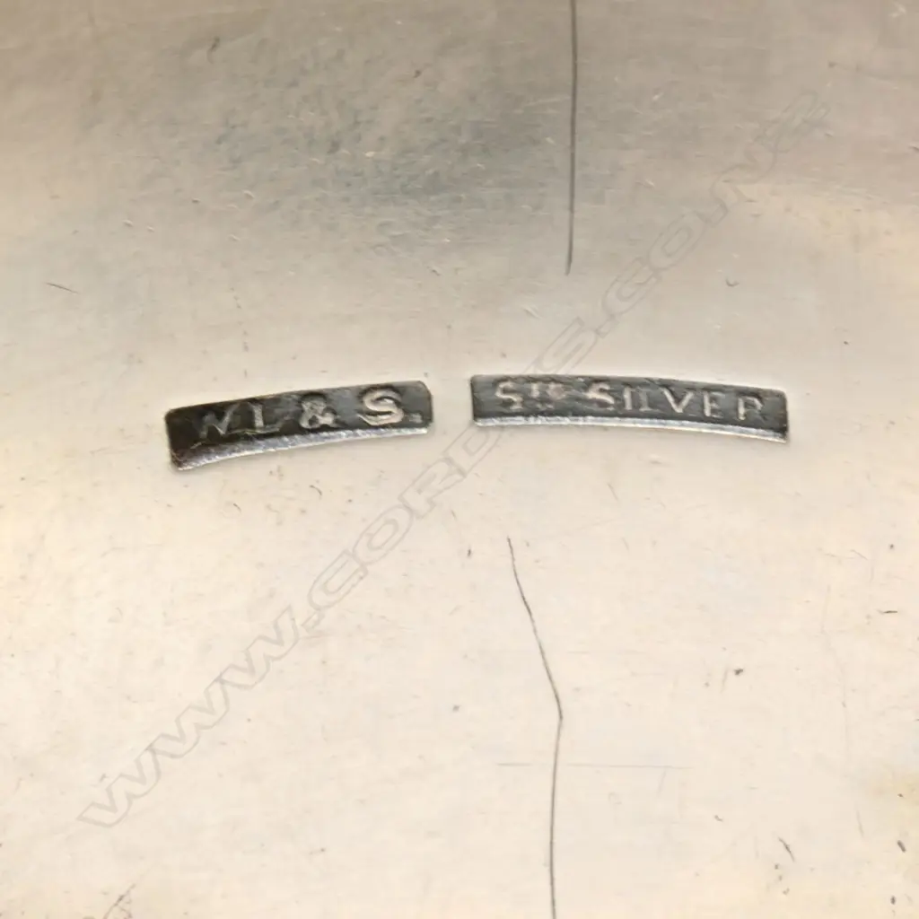A pair of William Nettleship (Whanganui) silver napkin rings, Image 1++